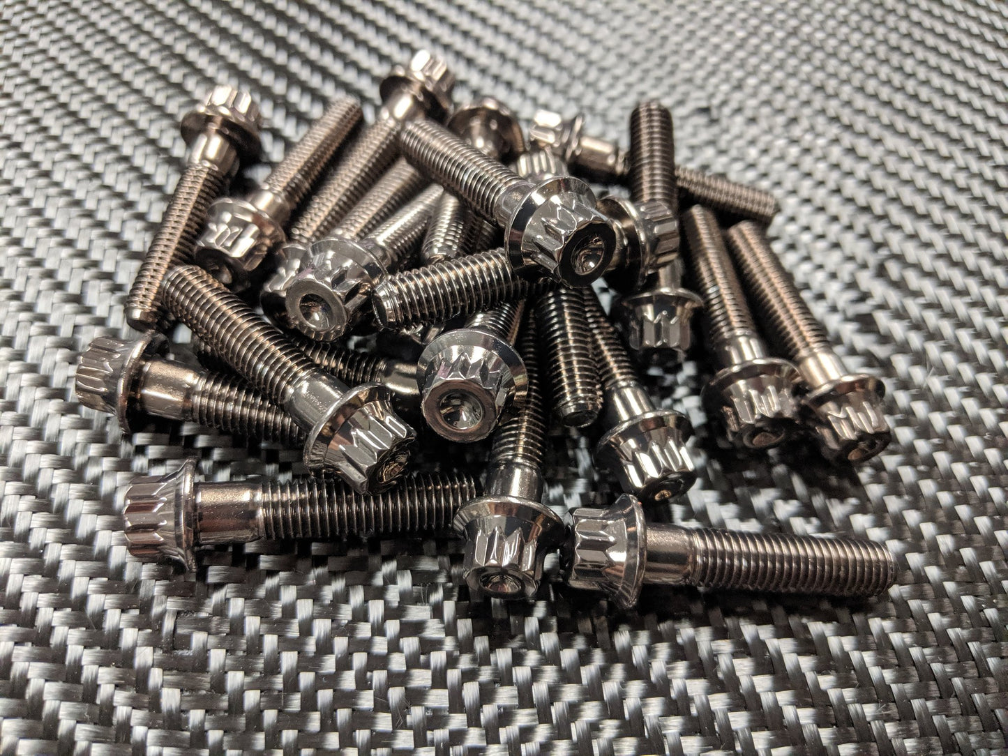 M8 Black Chrome 12pt Assembly Bolt