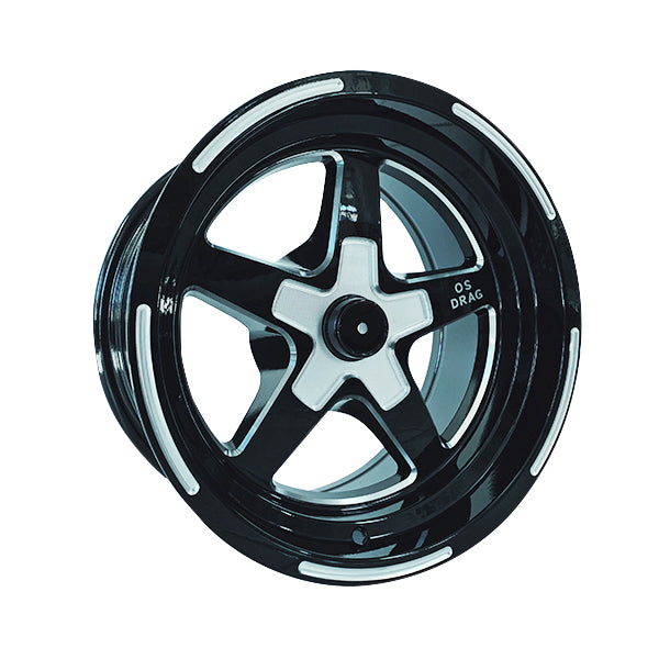 OS DRAG Wheel 15 17 Black Milled