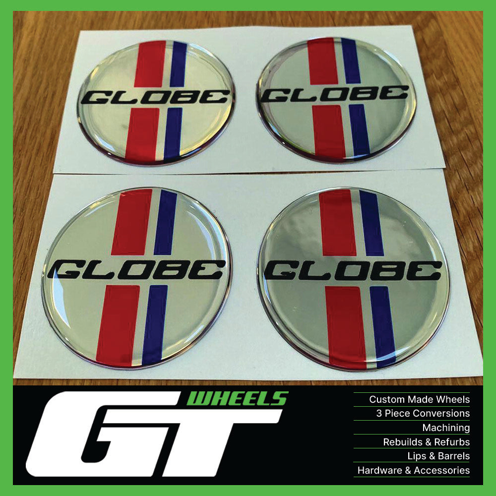 Globe 45mm Resin Decal