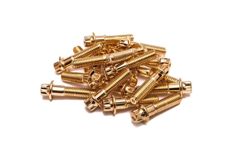 M6 Gold 12pt Assembly Bolt